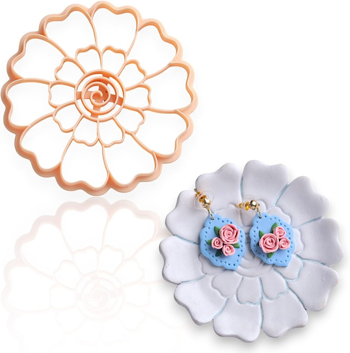 GOTO CLAY TOOLS Trinket Cutter Set for Polymer Clay Display & Jewelry Styling ā Monstera, Shell & Flower Shapes | MOSHEFL-TRI