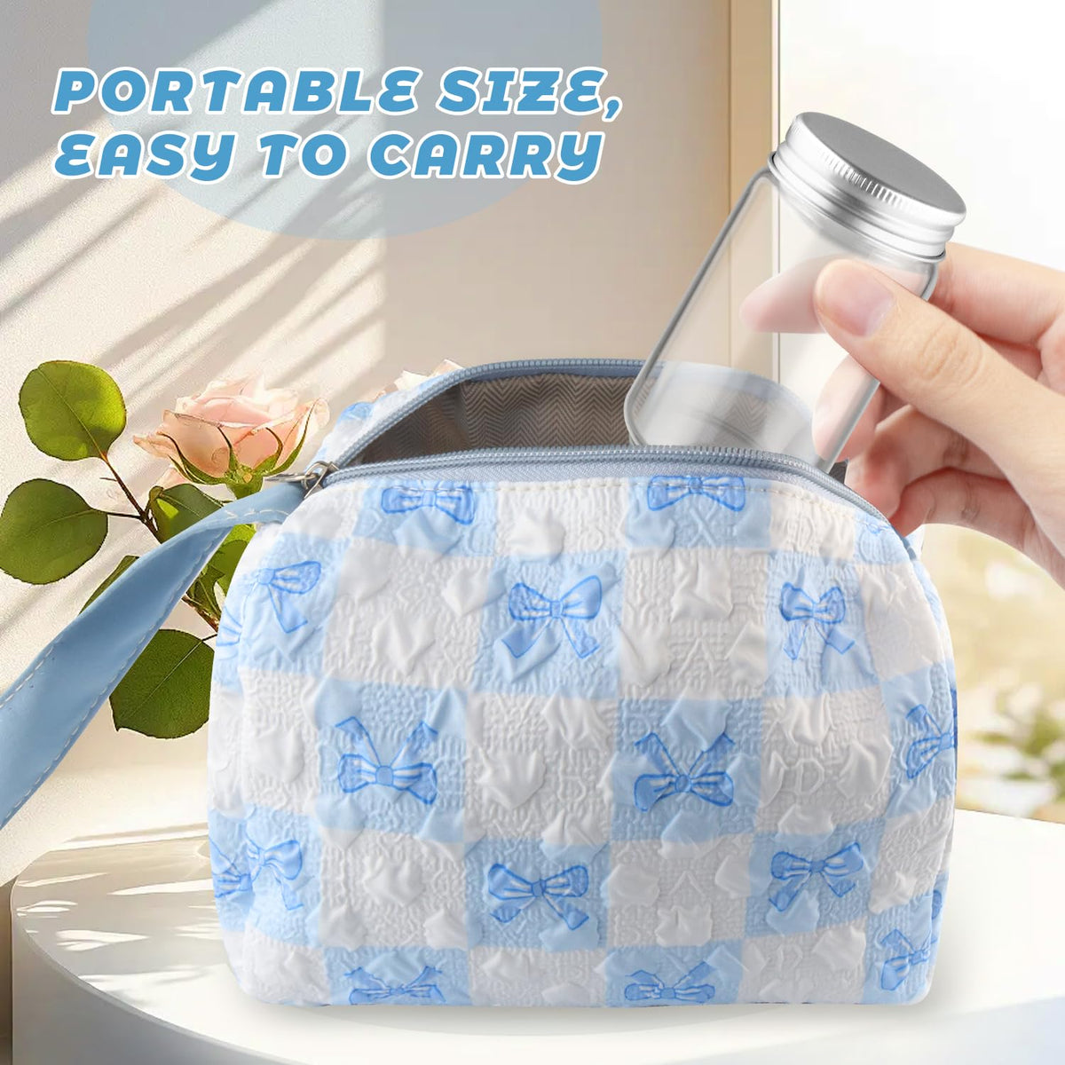 DynnnDy 10Pcs 100ml/3.4oz Mini Clear Mason Jars Empty Glass Bottles with Aluminum Lids Round Containers for Cosmetics,Food Storage,Travel & Crafts