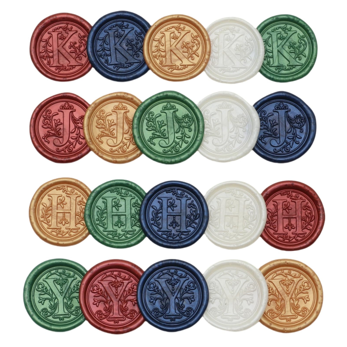Initial Alphabet Wax Seal Stamp Kit, Retro Letter Sealing Stamp with 150Pcs Sealing Wax Beads Spoon Pen Set for Wedding Invitations Cards Envelopes (J)