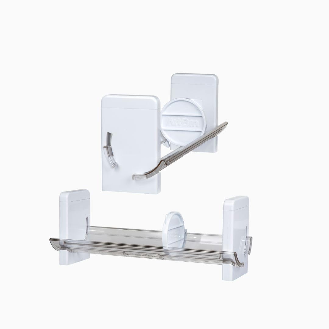 ArtBin Ribbon Storage Rack | Ribbon Spool Holder | Ideal for Craft Rooms & Studios, Gift Wrapping Stations, Small Craft Shops, Boutiques - White