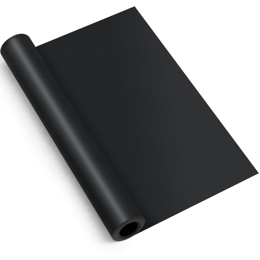 Amylove 12" x 5 ft Extra Large Magnetic Sheets Roll for Crafts, 30 Mil Black Flexible Vinyl Non Adhesive Cuttable Backing Sheet for Die Arts Refrigerator Metal Storage