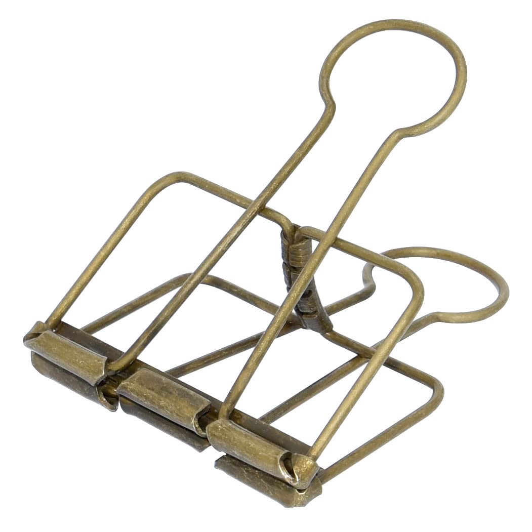 Extra Large Binder Clips 2 Inch, Big Paper Clamps Bronze for Office School Supplies (15Pcs)