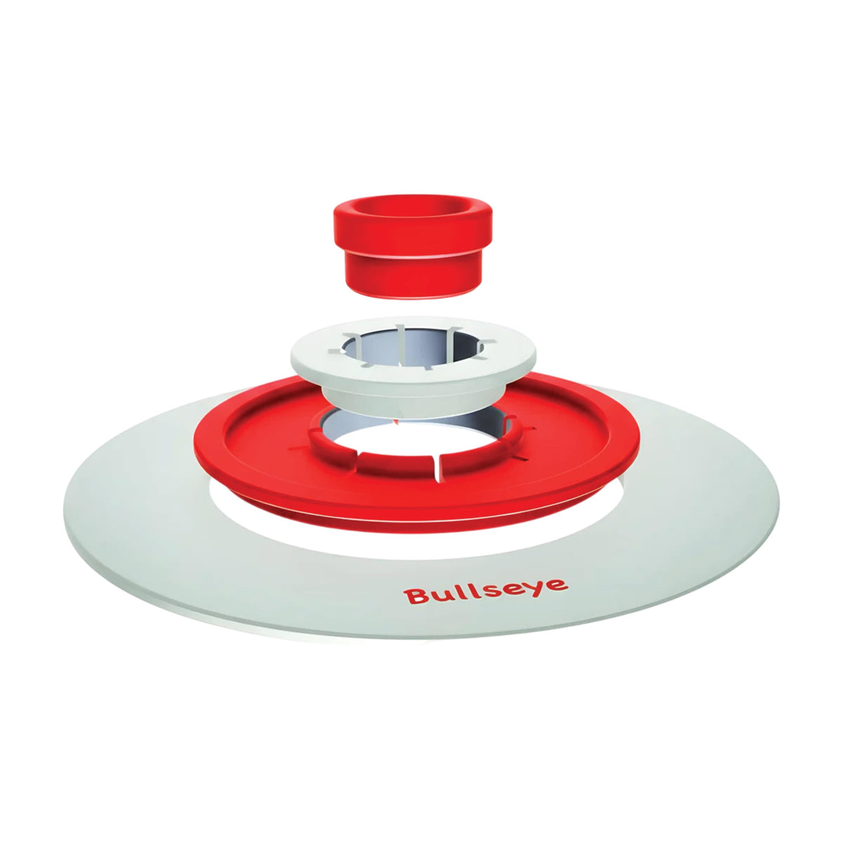 Crowne Tools Tile Bullseye Multi-Size Tile Drilling Template & Guide, 4 Interlocking Rings, Durable Plastic, Precise Alignment