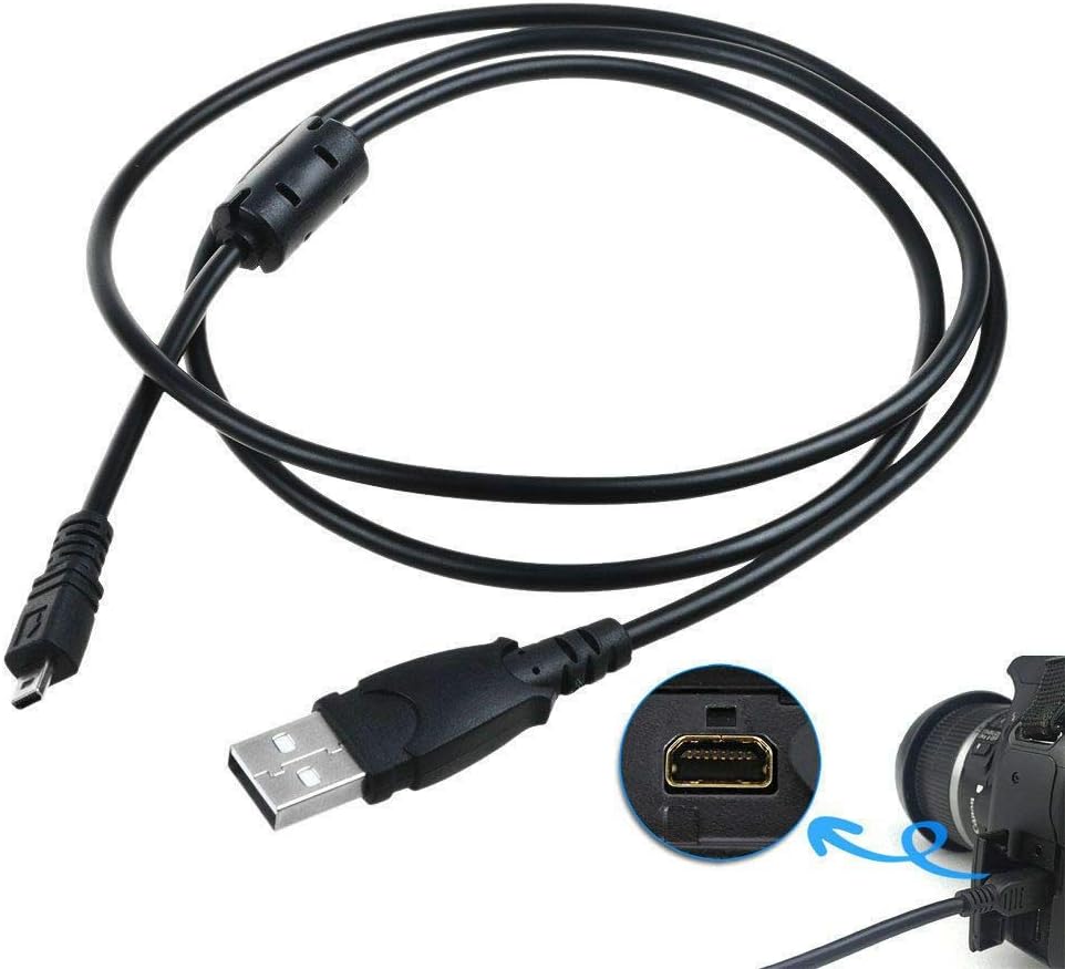 3.3ft DSLR-A900 A900 USB PC Data Sync Cable Cord for Sony Camera Alpha K DSLR