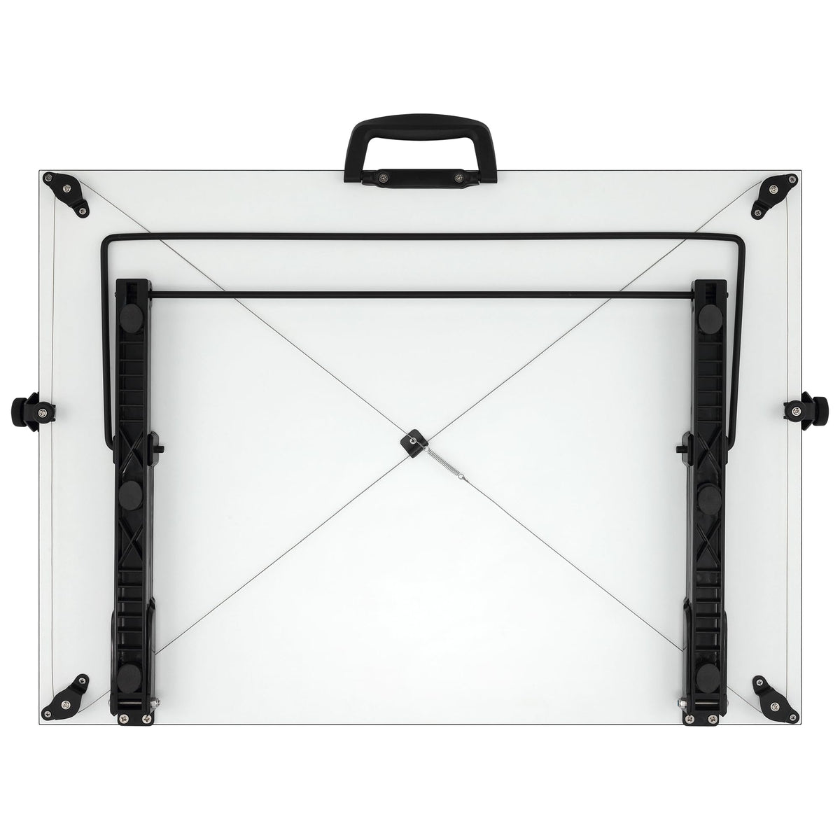 Acurit Multi-Angled 23”x31” PXB Drawing Board for Artists and Designers - Portable Tabletop Workspace, Drawing, Sketching, Drafting, Painting - Portable Laminated Surface w/Ruler & Parallel Motion Bar