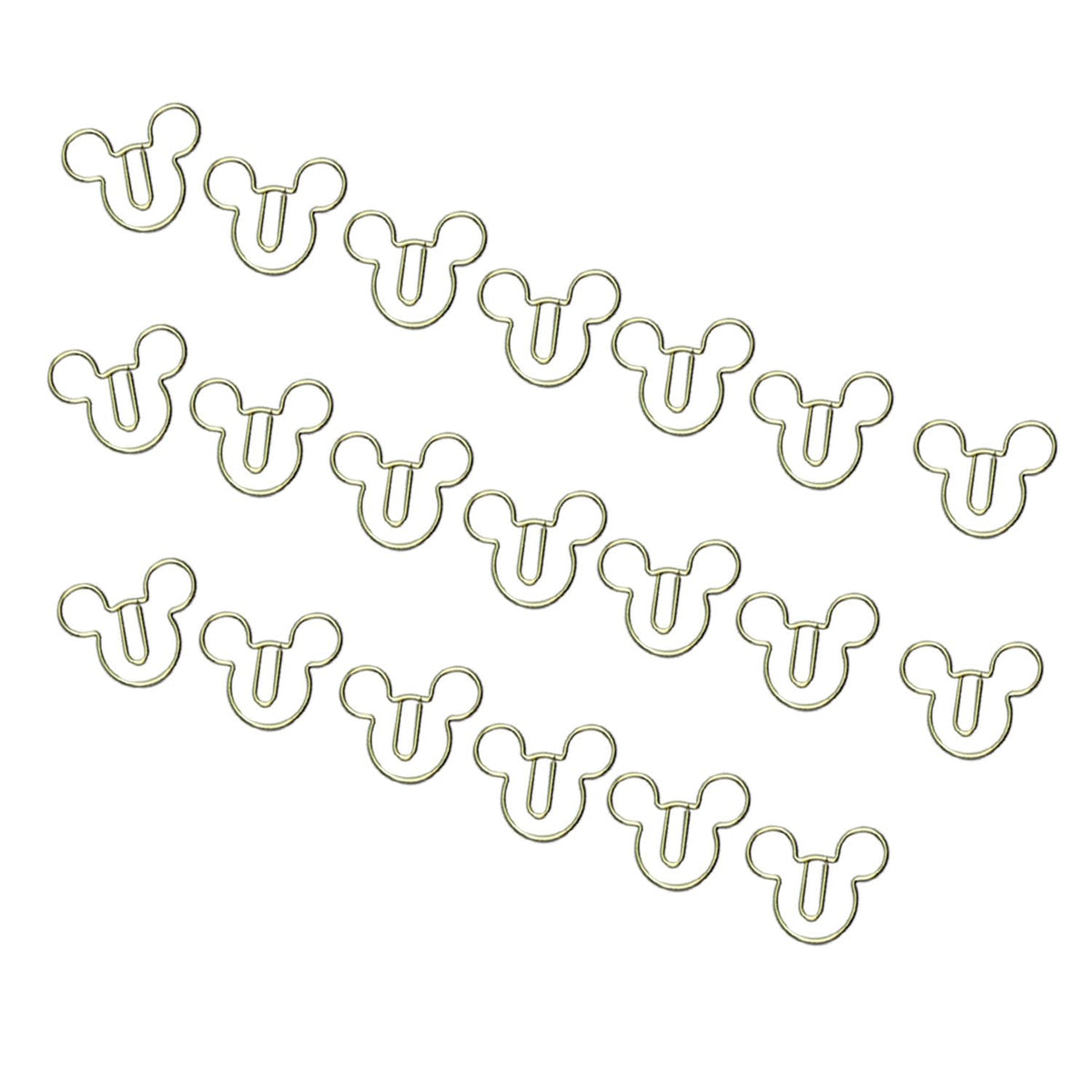 20 Pack Mouse Head Paper Clips Bookmark Clamp for Documents Books Organized Scrapbooks Calendars Album Envelope