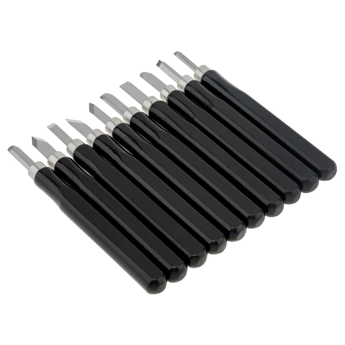 Omninmo Wood Carving Knife Set - 10 PCS Hand Carving Tool Set Whittling Knife Art Craft Caving Tool Kit for DIY Sculpture