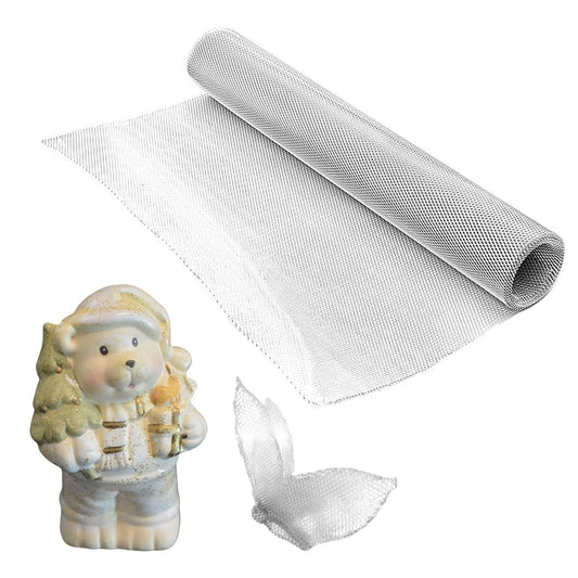 Aluminum Wire Mesh Roll for Crafts, 24 Inch by 10 Foot Sculpting Wire Mesh, Sculpting Clay, Wall Art, DIY Projects, Dioramas, Home Decor