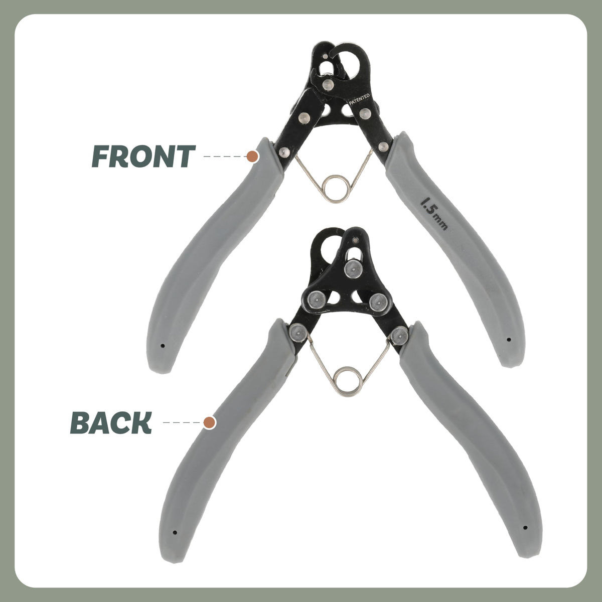 The Beadsmith Original One Step Looper – Create and Trim Consistent 1.5 mm Loops for Jewelry Making, Use With 24-18g Craft Wire (Patented)