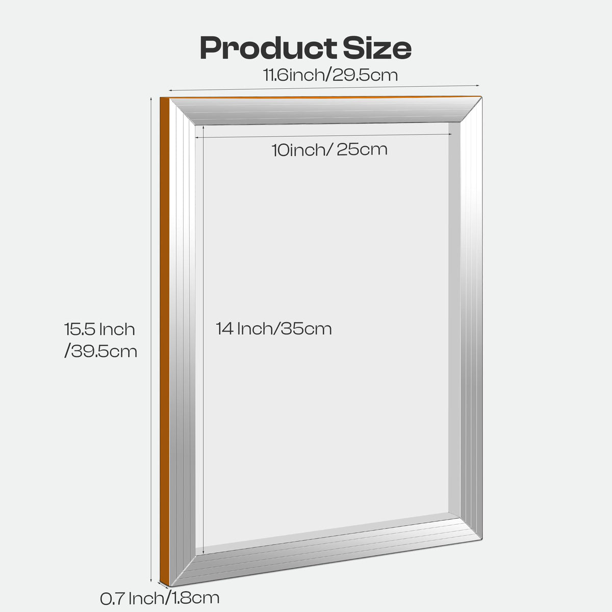 Caydo 4 Piece Silk Screen Printing Frames, 10 x 14 Inch Aluminum Screen Printing Screens with 110 White Mesh for Printing Lovers
