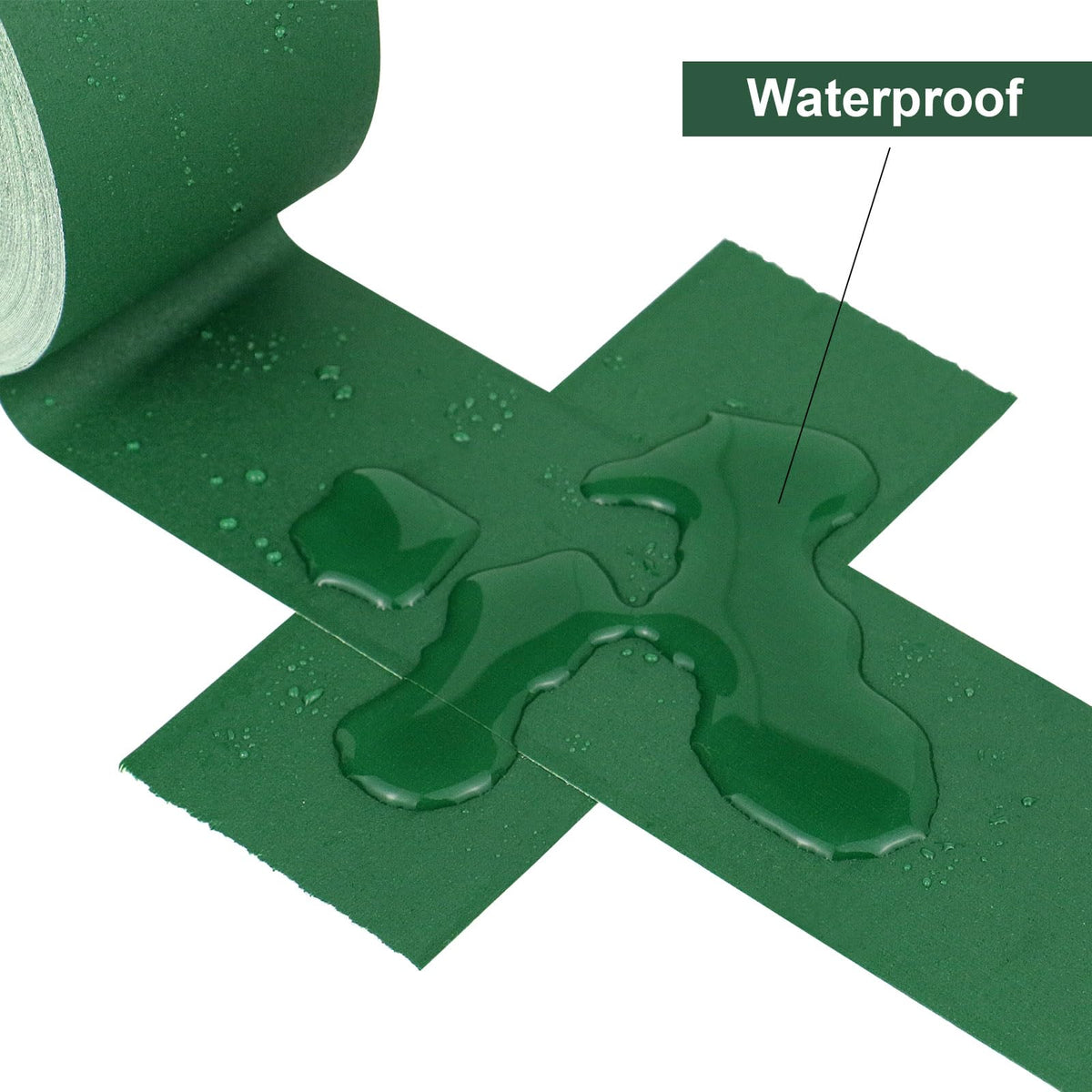 BOMEI PACK 1 Pack Dark Green Gaffer Tape 2inch x 20yds, Matte Non-Reflective Stage Tape, No Residue Hand Tear, for Labeling, Cable, Photo Studio, Painters and Ductwork