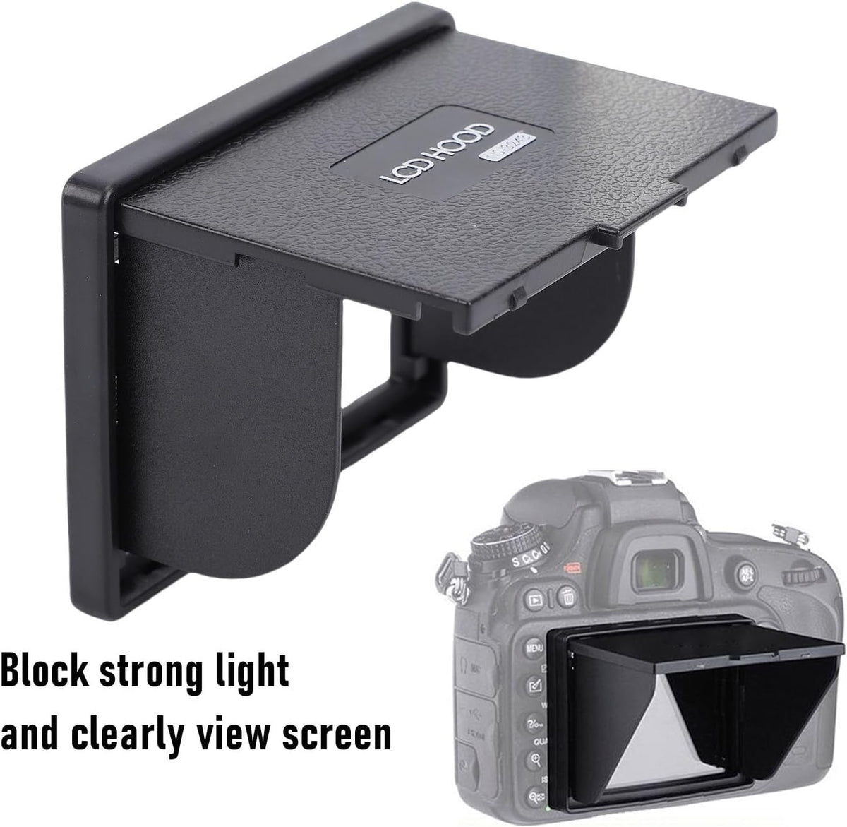 3.2in 5DIV 5DIII 1DX XT1 XT2 GFX50S Camera LCD Sun Shade, Screen Magnet Hood Viewfinder for Series XA Series Cameras