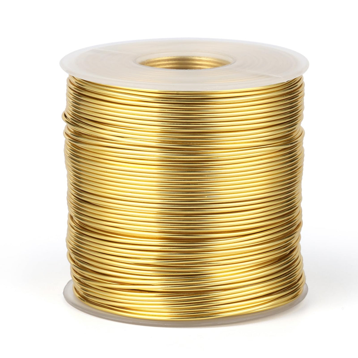 328 Feet Aluminum Craft Wire, 18 Gauge Light Gold Bendable Soft Metal Aluminum Wire Roll Bulk for DIY Crafts Sculpting Jewelry Making