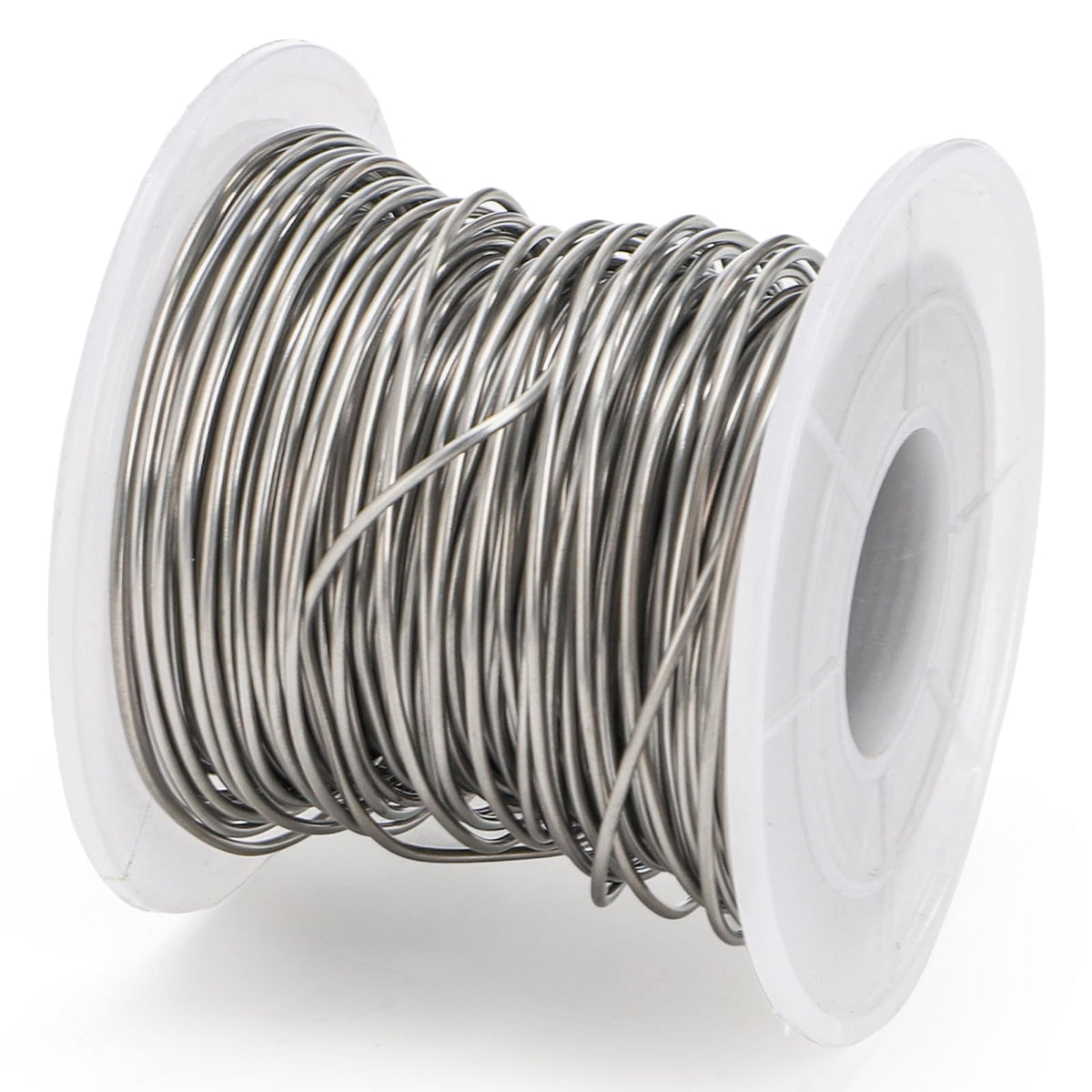Okllen 4 Pack 18 Gauge Stainless Steel Wire, 1mm Jewelry Wire for Craft Making, Wrapping & Sculpting, 4 Rolls Total 340 ft