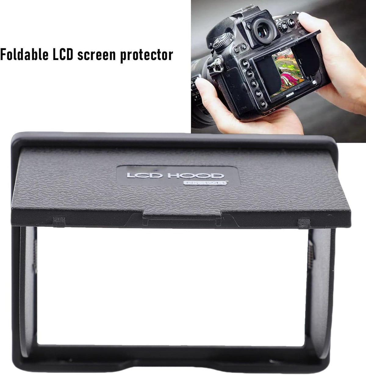 3.2in 5DIV 5DIII, Dpofirs Camera LCD Sun Shade Hood Viewfinder, Magnet Sunshade for, Outdoor Photography