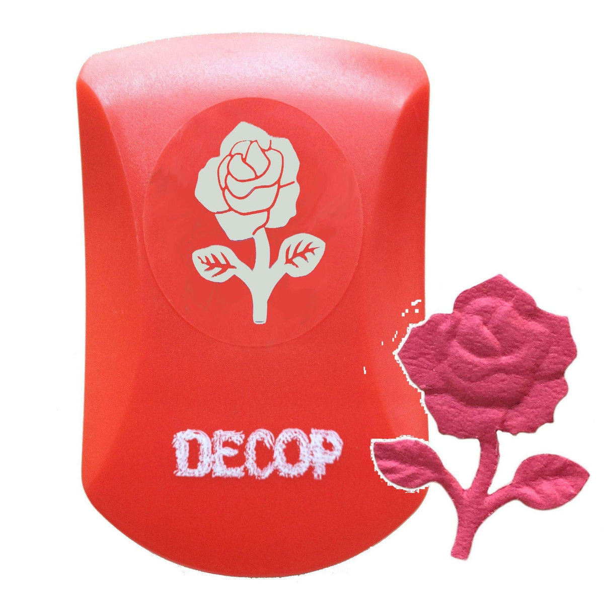DECOP Embossed Punch Elegant Rose