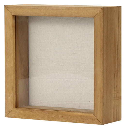 TJ.MOREE Shadow Box Frame 5 x 5 Shadowbox Display Case Picture Frame Memorabilia Wedding Bouquet Flowers Medals Military Photos Memory Box - Wood