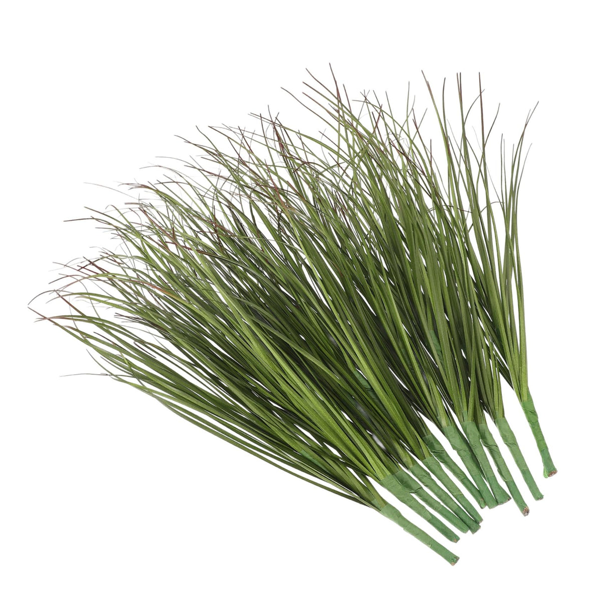 TOPPERFUN 12Pcs Artificial Grass, 11.79in Fake Grass Artificial Shrub Plants, Tall Plants Greenery Stems Weed for Room Indoor Home, Patio, Vase, Restaurant Decoration