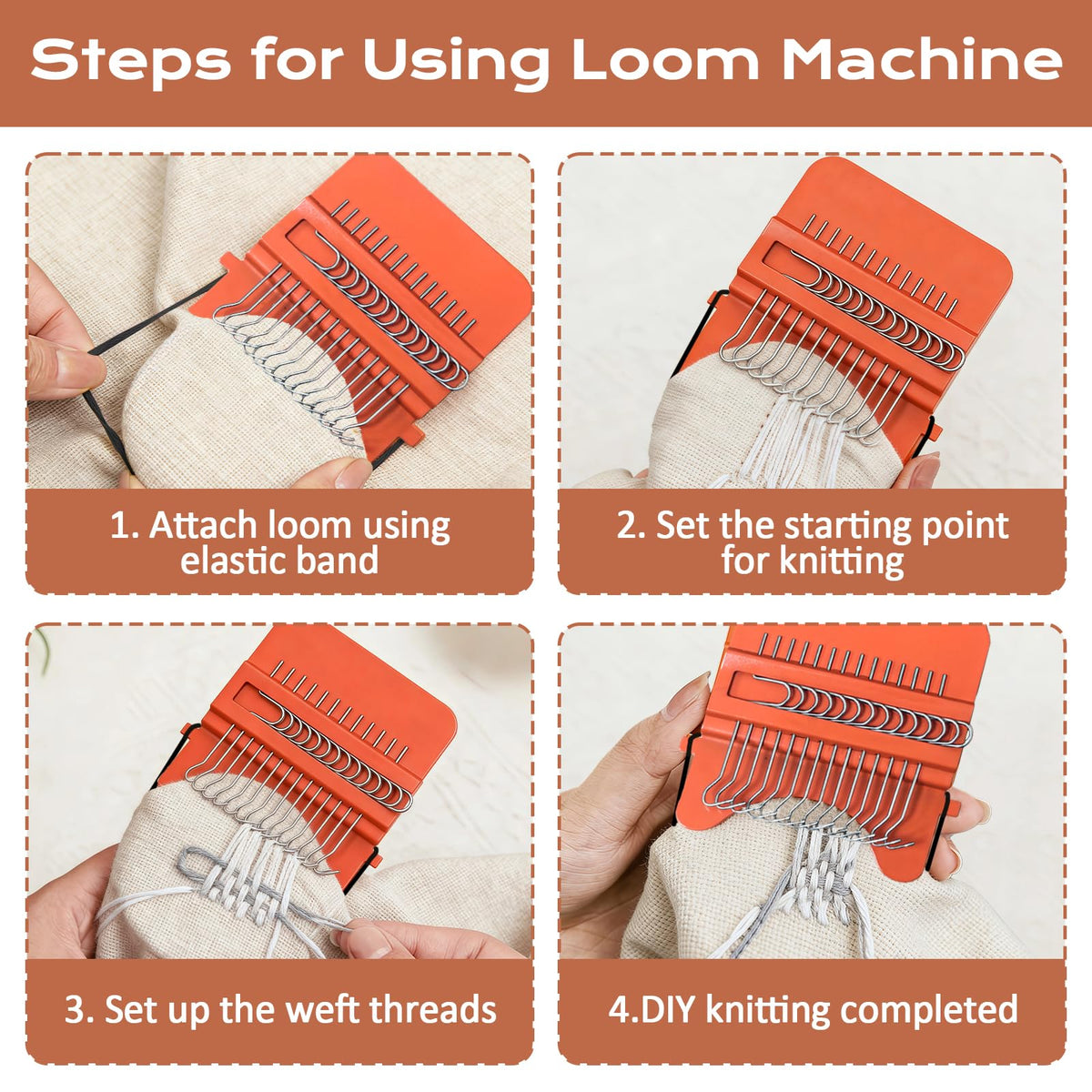 Esoes Speedweve Darning Mini Loom Kits with 50 Color Threads, Sock Darning Mushroom Egg, Complete Darning Kit for Beginners Quickly Mending Jeans Socks, DIY Knit Patch Repair Clothes Tool