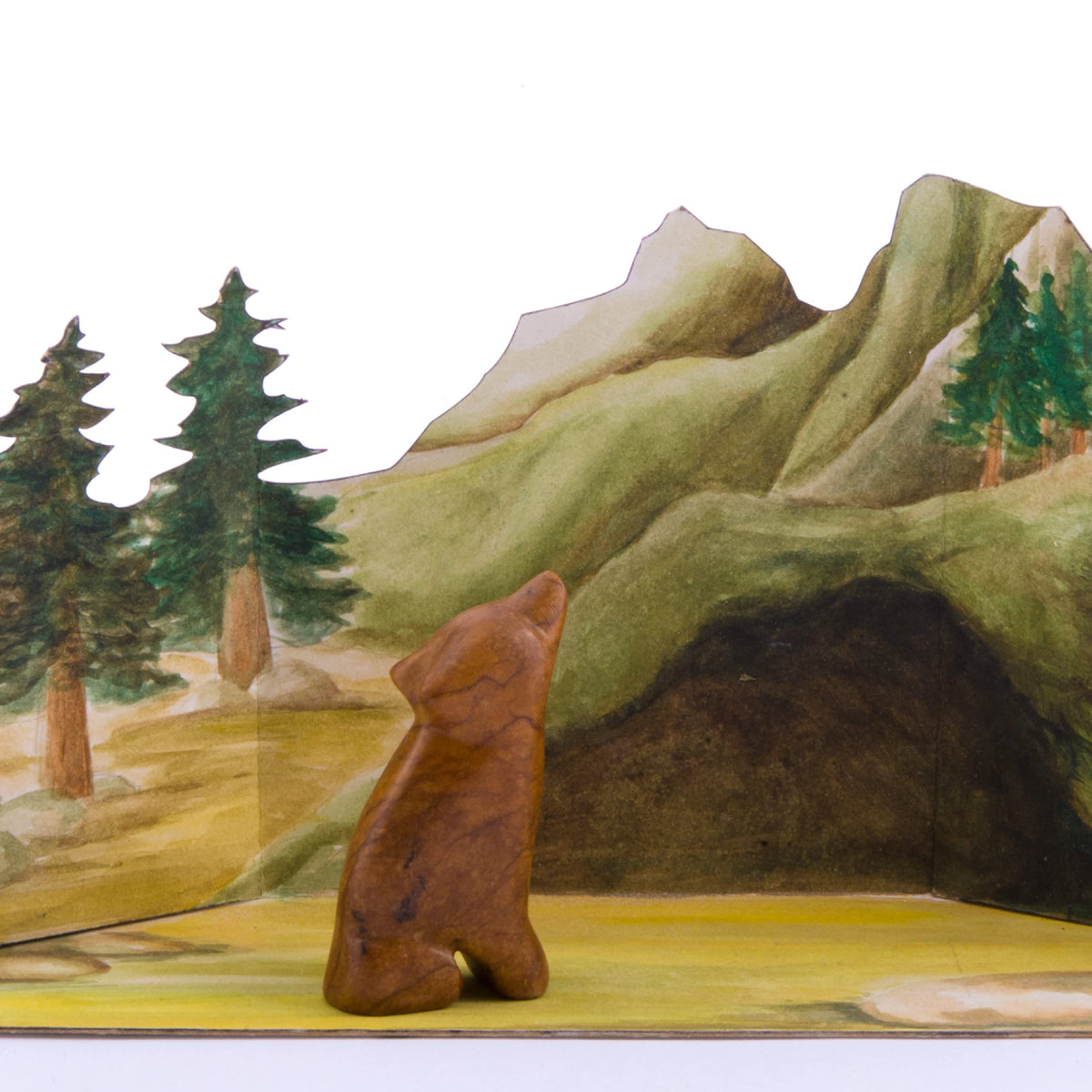 STUDIOSTONE CREATIVE DIY Arts & Crafts Carving Kit Kids Adults Wolf Sculpture Soapstone