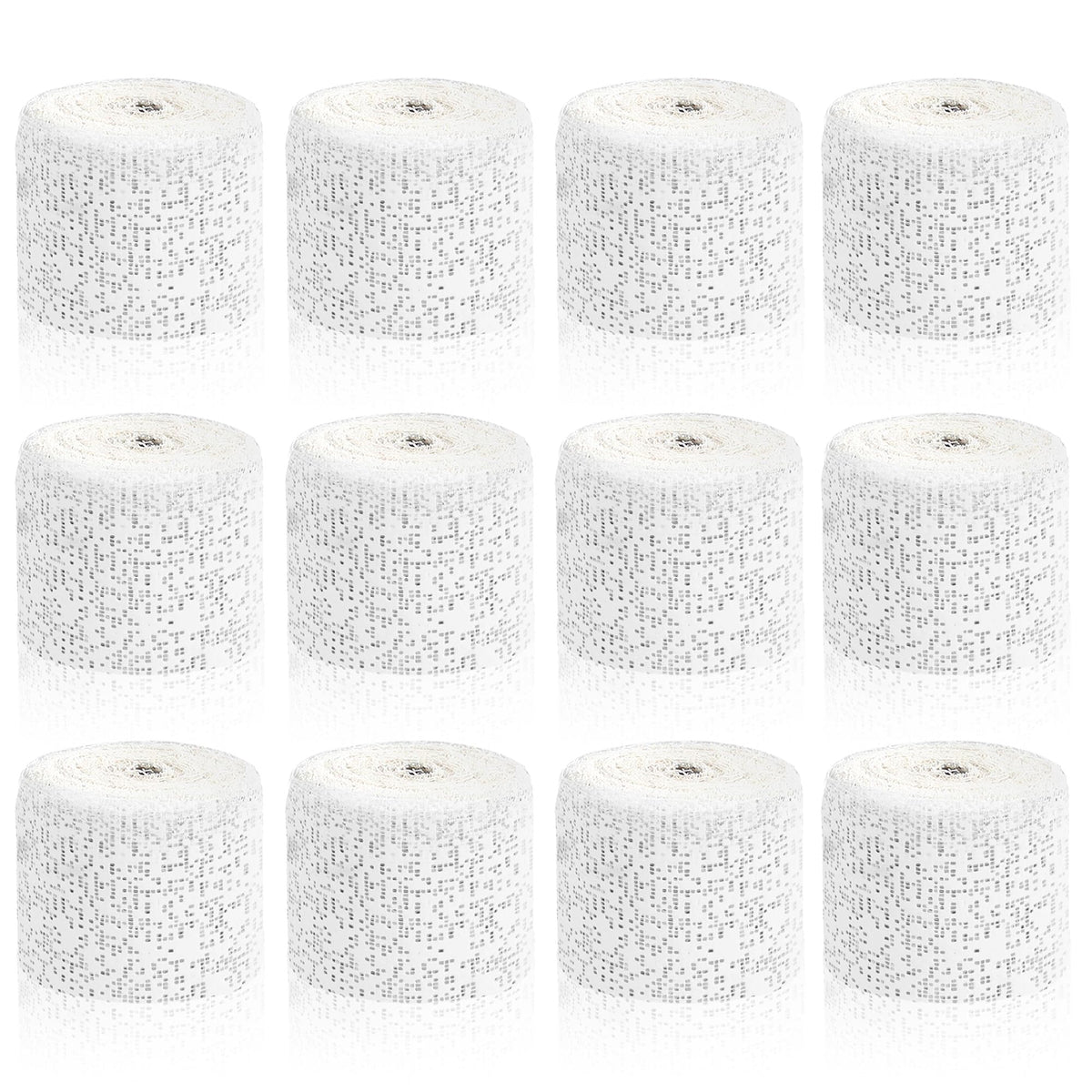TCAIRG 12 Pack Plaster Cloth Rolls for Belly Casting, Sculptures, Masks – Art Gauze Bandage Strips for Craft Molds (2 in x 15 ft Each)