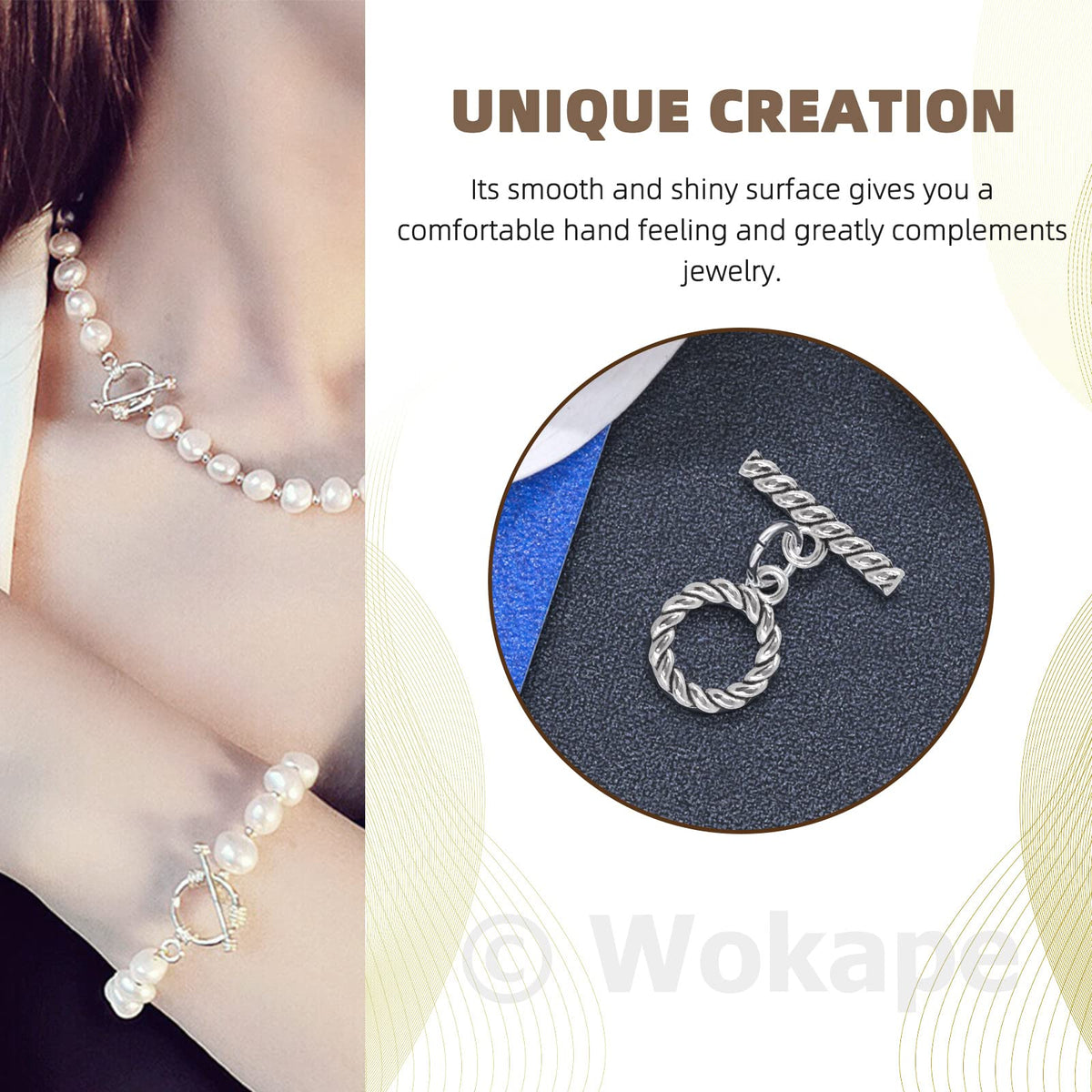Wokape 260Pcs Tibetan Alloy Toggle Clasps with Open Jump Rings, 12 Styles T-bar Closure Clasp IQ Toggle Clasps Fastener Hook Toggle Connectors for Jewelry Making DIY Craft