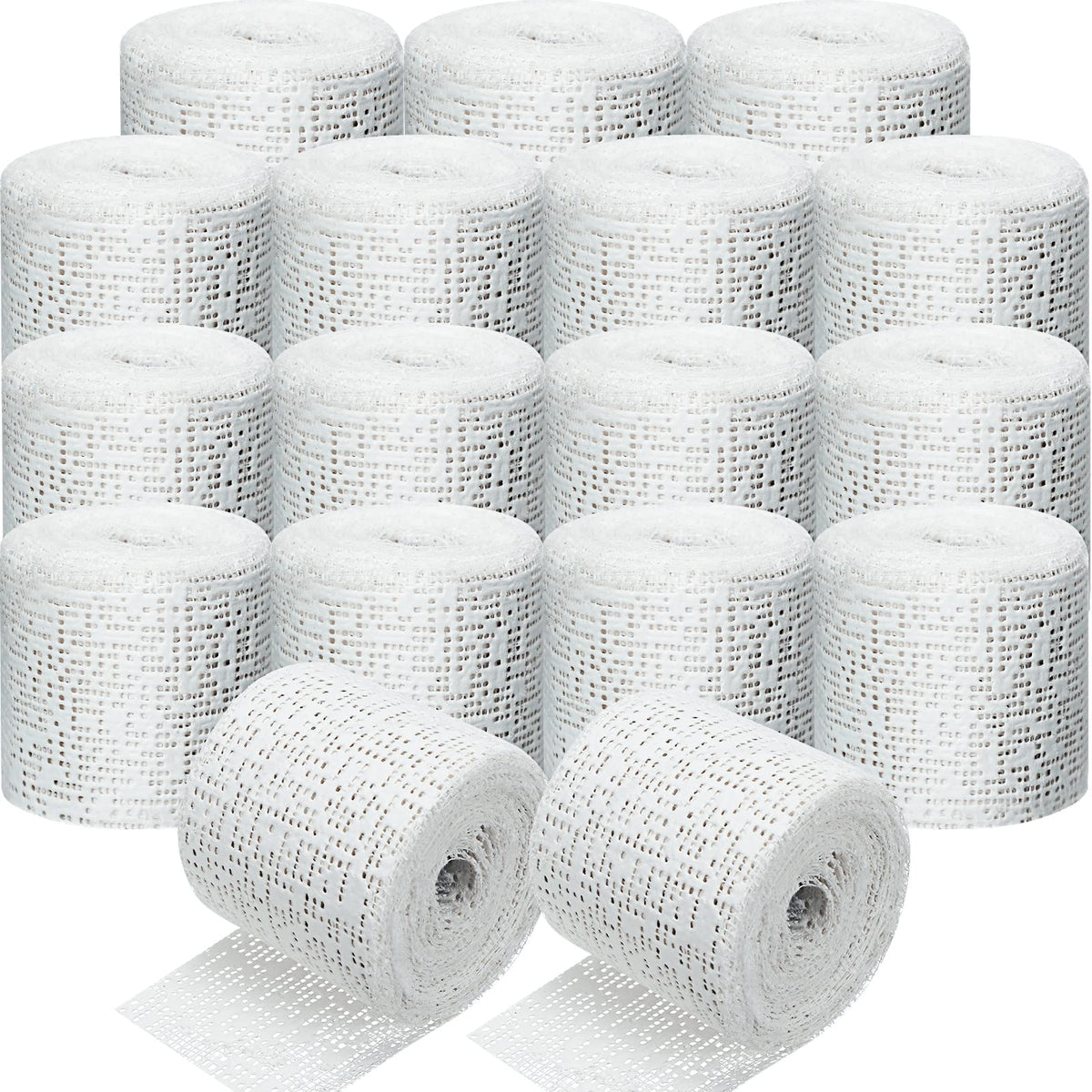 Treela Plaster Cloth Rolls Gauze Bandages Rolls Strips for Belly Casts, Scenery Molds, Mask Making, Art Projects, Body Casts, Craft Supplies(2 Inch x 59 Yard)