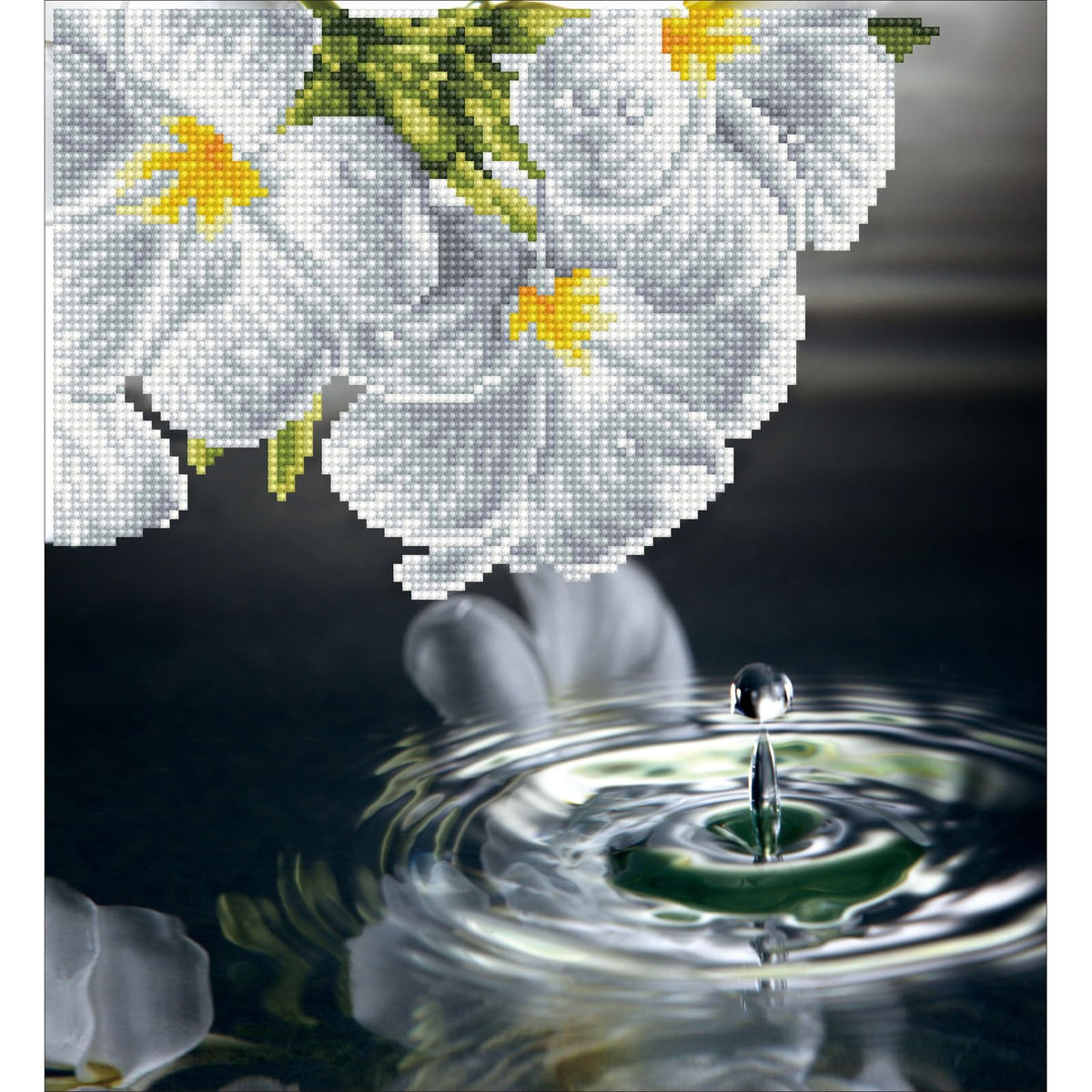 DIAMOND DOTZ Water Droplet Diamond Painting Kits for Adults - Diamond Art Kits a Relaxing Creative Craft Kit with Dotz Gems 14x13