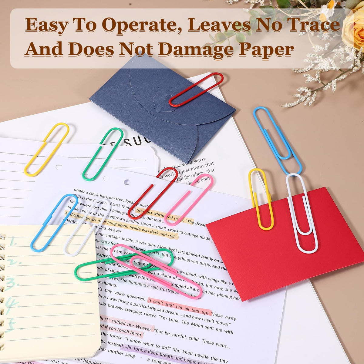 PATIKIL 40 Pcs Pin Shape Paper Clip, 3.1x0.6 Inch Large Pin Paper Clip Cute Metal Planner Bookmarks Decorative Clamps Holders for Document Office Home, Green