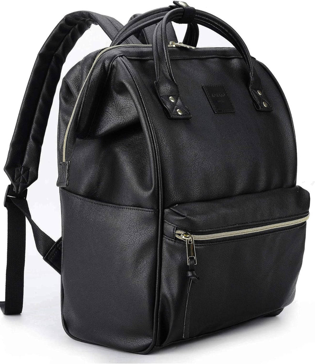 Backpack 15.6-16 Inch Backpack 16 Kah&Kee Leather Laptop for Women, Professional Work Bag, Water-Resistant Vegan