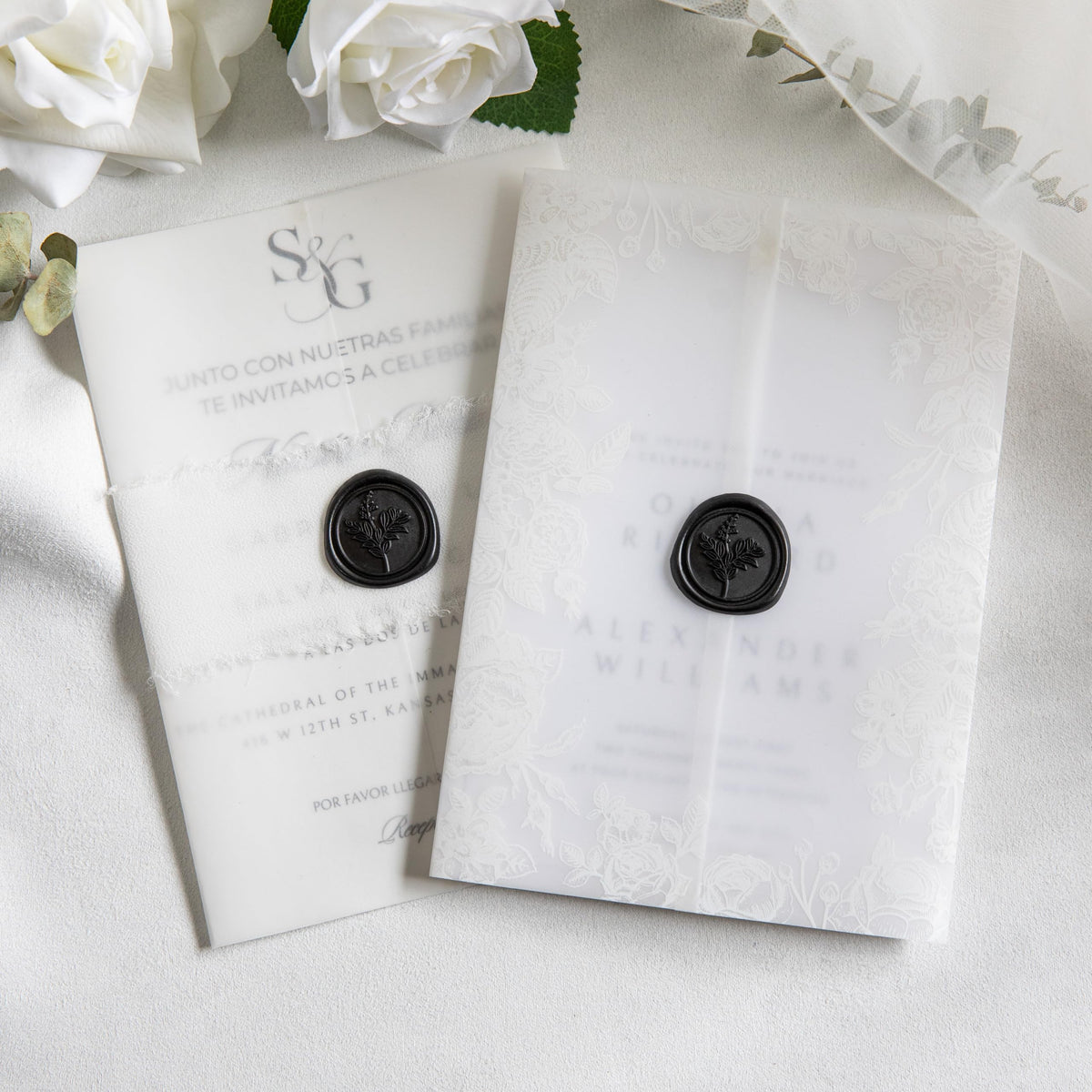 Uwilowe 60 Pcs Black Wax Seal Stickers, Wedding Invitation Accessories Wax Stickers - Peferct for Wedding Accessories Sticker, Gift Box Craft Wrapping, Christmas Cards Envelope Seals