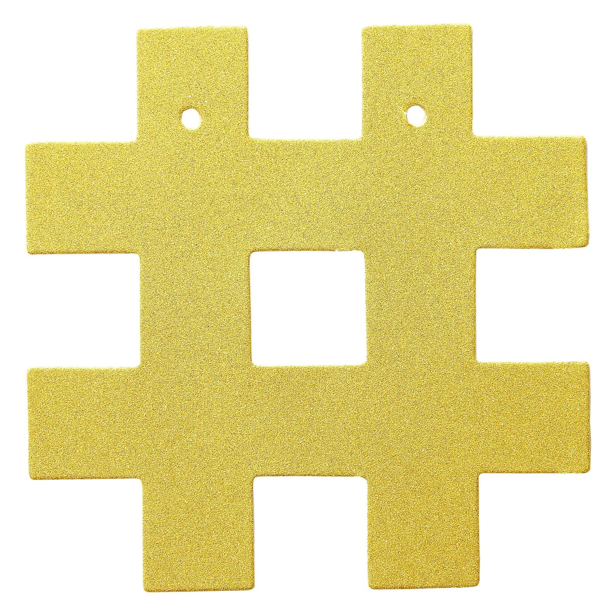 Make Your Own Banner Kit - 130-Piece, Gold Glitter, 5-Inch Characters - DIY Banner Kit with Glitter String Letters for Birthday & Wedding Party Decor